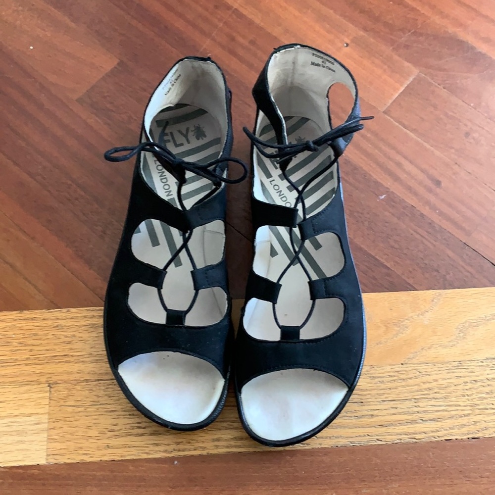 Fly London lace up sandals